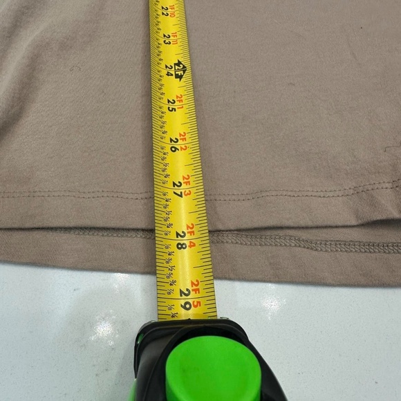 NWT Guess Shirt Mens M Brown Plain Classic Tee - Picture 6 of 6